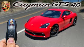 The 2021 Porsche 718 Cayman GTS 40 is a FlatSix Symphony for an Audience of One InDepth Review [upl. by Orazio]