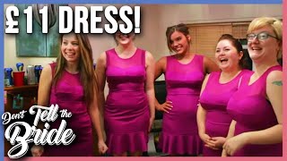 Groom Wins Over Bridesmaids With £11 Dresses  Dont Tell The Bride [upl. by Llenyl]