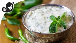 Cucumber Mint Raita  A Refreshing Dip or Cooling Condiment  Vegan Recipe [upl. by Rech644]