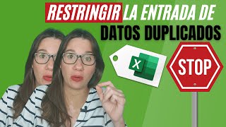 ⛔ Restringir el ingreso de datos DUPLICADOS en EXCEL sin Macros [upl. by Nannahs543]