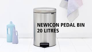 Brabantia newIcon Pedal Bin 20 litre  Brabantia [upl. by Zelazny]