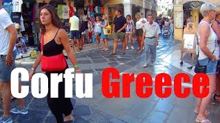 Exploring CORFU GREECE A Tour of the Beautiful Old Town [upl. by Garrick]