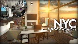 Bloxburg  NYC Studio Apartment  75k  Speedbuild [upl. by Storfer]