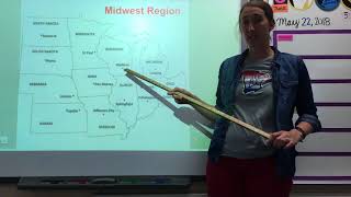 Midwest Region  States amp Capitals Song [upl. by Rodmur]