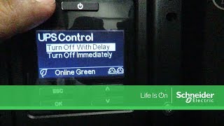 How to Change SRT UPS to Bypass Mode  Schneider Electric [upl. by Dudley]