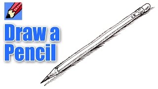 How to draw a Pencil Real Easy [upl. by Yzmar]