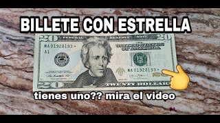 BILLETES con ESTRELLA Algunos valen una FORTUNA Miren el video [upl. by Eltsyek]