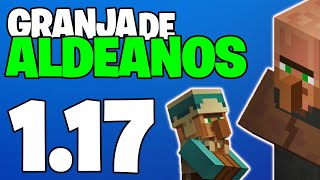 COMO HACER una GRANJA de ALDEANOS en Minecraft 1171  Tutorial [upl. by Connie207]