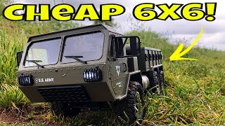 Fayee FY004A  RC Oshkosh Hemtt  Cheap 116 Scale RC Military 6x6 Truck Review FPV [upl. by Ffirahs602]