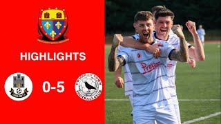 Caerleon 05 Cwmbrân Town  Gwent FA Senior cup  Quarter final highlights [upl. by Deidre70]