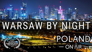 Warsaw By Night  Warszawa nocą z drona  Poland aerial 4K  POLAND ON AIR by Margas amp Łogusz [upl. by Normand]