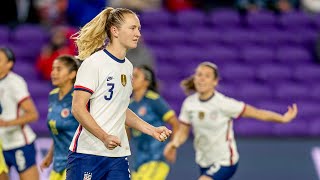 USWNT vs Colombia Samantha Mewis Third Goal  Jan 18 2021 [upl. by Ellesig]