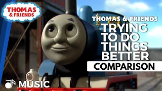 Trying To Do Things Better  Comparison Model vs CGI  Thomas And Friends [upl. by Novyat]