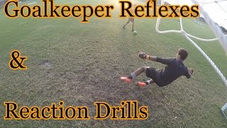 Goalkeeper Training Quick Reflex and Reaction Drills [upl. by Auka]