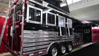 Kiefer Manufacturing® Premium Living Quarters Horse Trailer [upl. by Fabian]