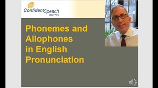 Phonemes and allophones in English pronunciation [upl. by Annauqal]