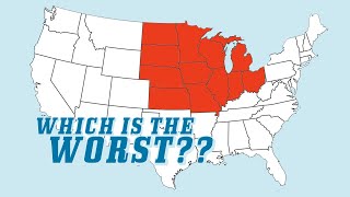 The Midwest States Ranked From Worst To Best [upl. by Peoples414]