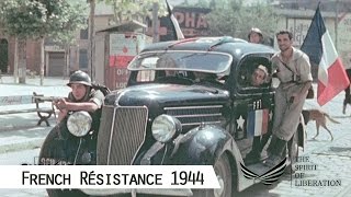 French Résistance in 1944 in color and HD [upl. by Kenway]