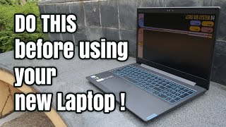 DO THIS before using your new Laptop [upl. by Yartnoed447]