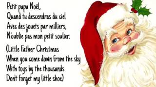 Petit Papa Noël lyrics wEnglish sub  Josh Groban [upl. by Norrehc243]