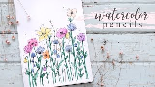 How To Use Watercolor Pencils for Beginners [upl. by Dis785]