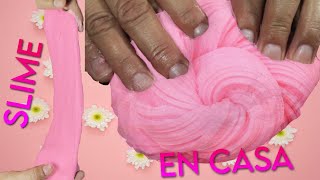 COMO HACER SLIME ¿1 INGREDIENTE SIN PEGAMENTO SIN BORAX FÁCIL DE HACER [upl. by Sucramraj]