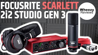 Focusrite Scarlett 2i2 Studio 3rd Gen Unboxing  Bundle Review Part 1 [upl. by Koser395]