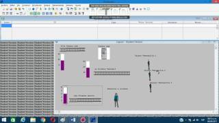 Simulacion Ejemplo promodel Banco [upl. by Sasnett]