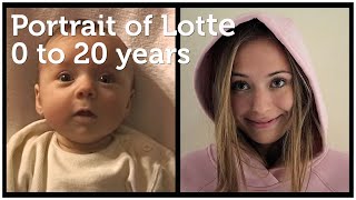 Portrait of Lotte 0 to 20 years [upl. by Pravit]