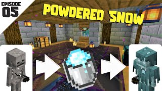 Making a Stray Farm w Powdered Snow  Minecraft 117 Lets Play Episode 5 [upl. by Barolet]