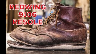 RED WING 9106 Resole 49 [upl. by Odnama]