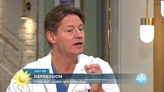 Doktor Mikael 5 symptom på depression  Nyhetsmorgon TV4 [upl. by Cheyney905]