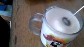 Aerolatte Review Frothing Cold Milk In Under 1 Minute [upl. by Adner]