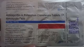 Amoxycillin and potassium clavulanate tablets ip 625 in hindiamoxyclav 625 tablet uses in hindi [upl. by Gnol]