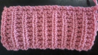 Tuto tricot point côtes mousse 12 [upl. by Iniretake668]