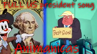 Animaniacs  The Presidents Song Full 2020 update [upl. by Anahsat]