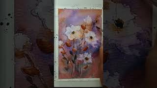 Whimsical Fantasy Watercolor Flowers [upl. by Brabazon]