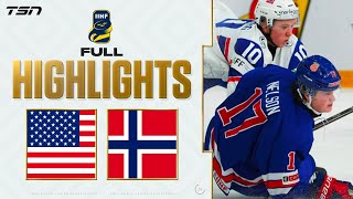 USA vs Norway FULL HIGHLIGHTS  2024 World Junior Championship [upl. by Novihs66]