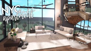 Bloxburg  NYC Loft Apartment  95k  Speedbuild [upl. by Tanah]