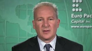 Peter Schiff Predicts Market Crash but Staying Invested in Stocks [upl. by Filiano694]